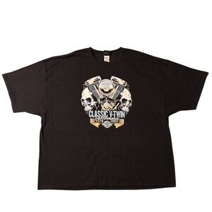 Harley-Davidson Black Skull Engine Tee